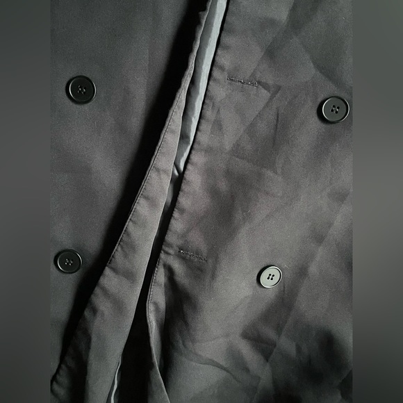 Black double breasted suit jacket - Picture 3 of 6